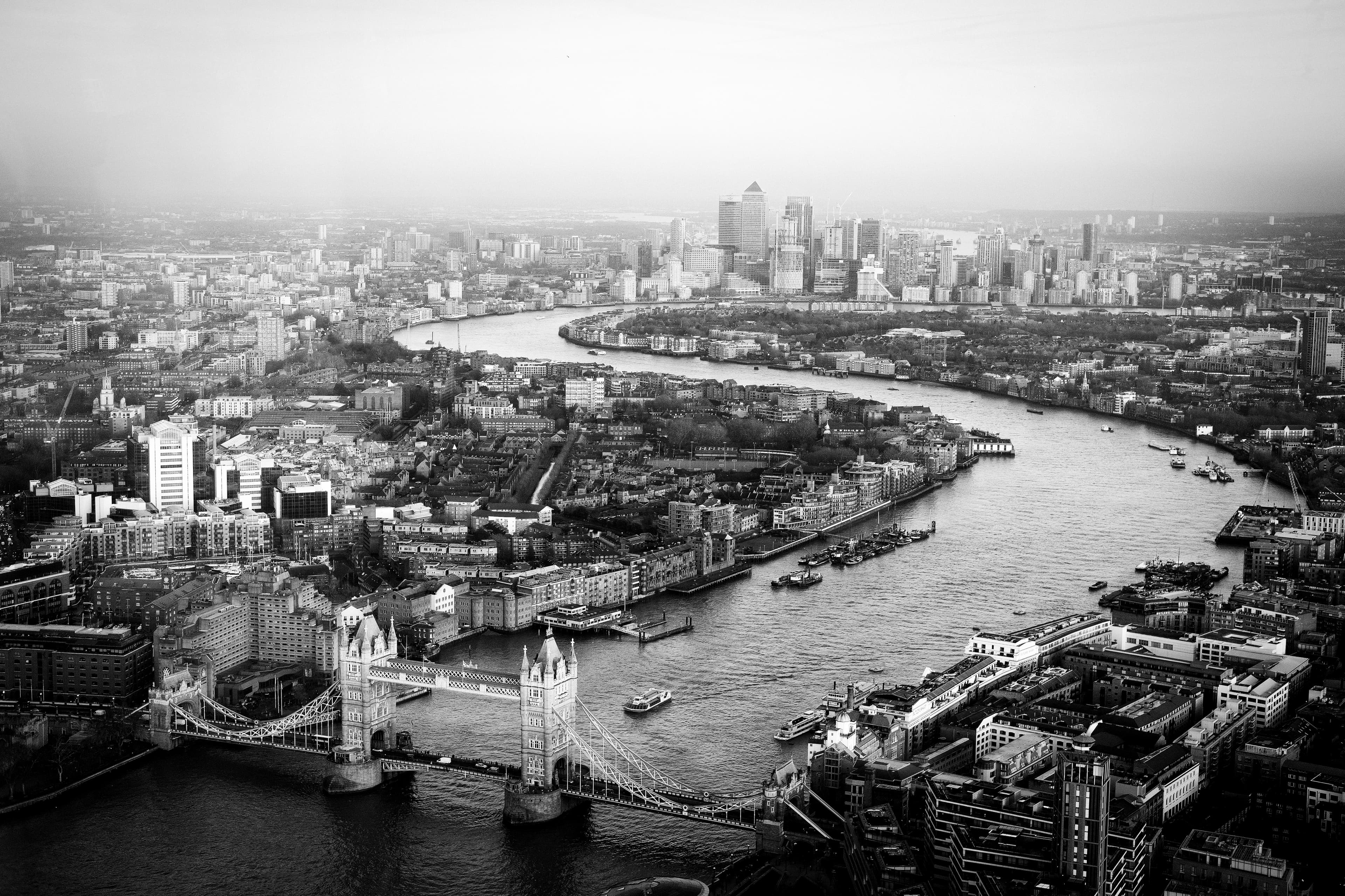 Wide city / office context.